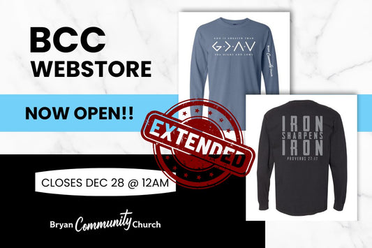BCC Webstore now open!