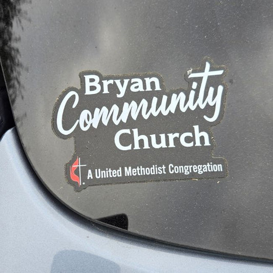 Clear BCC logo sticker